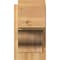 Ekena Millwork Funston Block Rough Sawn Outlooker, Western Red Cedar, 8"W x 14"D x 14"H OUT08X14X14FST05RWR - alternate 3